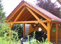 Carport mit Ziegeleindeckung